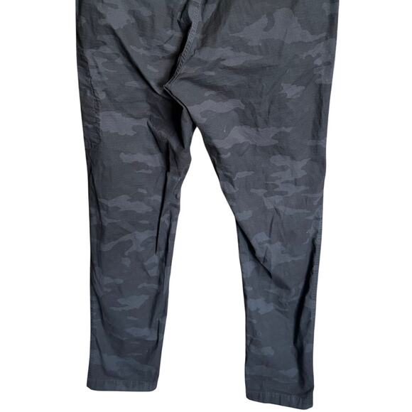 Vuori Ripstop Climber Pants Drawstring Slim Fit Camo Black Gray Size Large - Picture 9 of 13